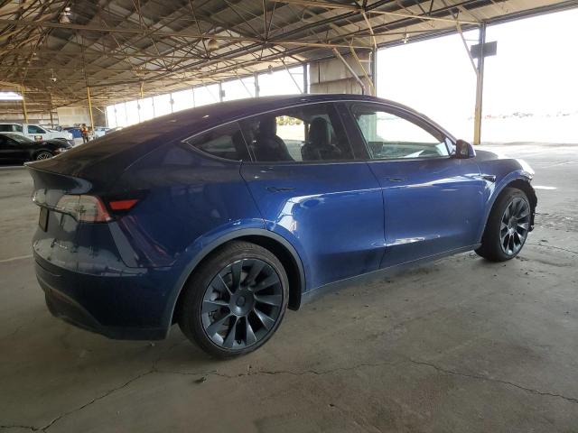 7SAYGAEE2PF582870 - 2023 TESLA MODEL Y Bleu photo 3