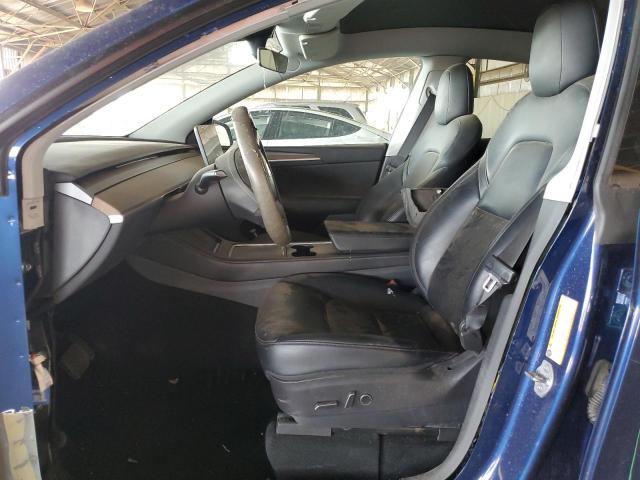 7SAYGAEE2PF582870 - 2023 TESLA MODEL Y Bleu photo 7