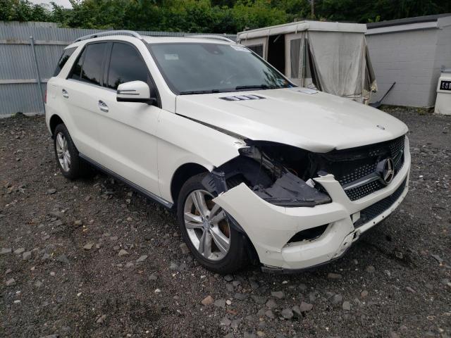 4JGDA5HB4EA397081 - 2014 MERCEDES-BENZ ML 350 4MATIC WHITE photo 4