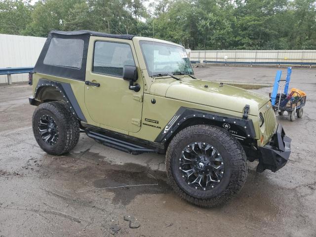 1C4AJWAG8DL618994 - 2013 JEEP WRANGLER SPORT GREEN photo 4