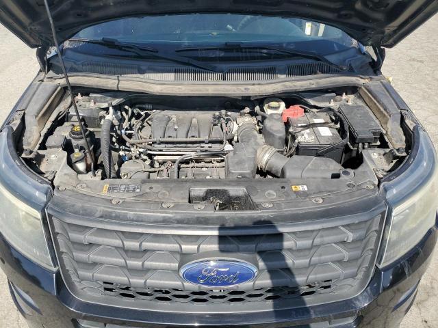 1FM5K8AR5HGA24319 - 2017 FORD EXPLORER POLICE INTERCEPTOR BLACK photo 12