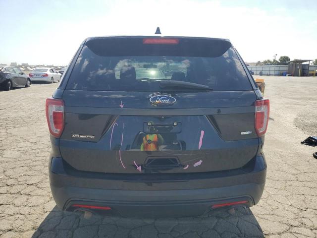 1FM5K8AR5HGA24319 - 2017 FORD EXPLORER POLICE INTERCEPTOR BLACK photo 6