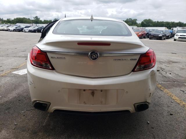 2G4GV5GV3C9213383 - 2012 BUICK REGAL GS WHITE photo 6