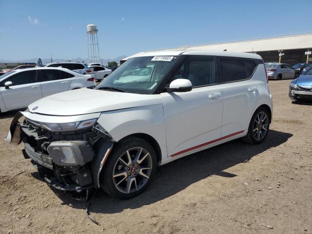 KNDJ63AU6M7785563 - 2021 KIA SOUL GT LINE WHITE photo 1