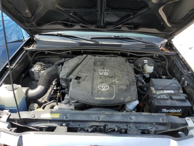 5TEUU4EN1AZ703724 - 2010 TOYOTA TACOMA ACCESS CAB შავი ფოტო 11
