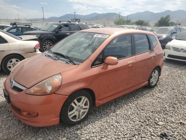 JHMGD38667S020893 - 2007 HONDA FIT S ნარინჯისფერი ფოტო 1