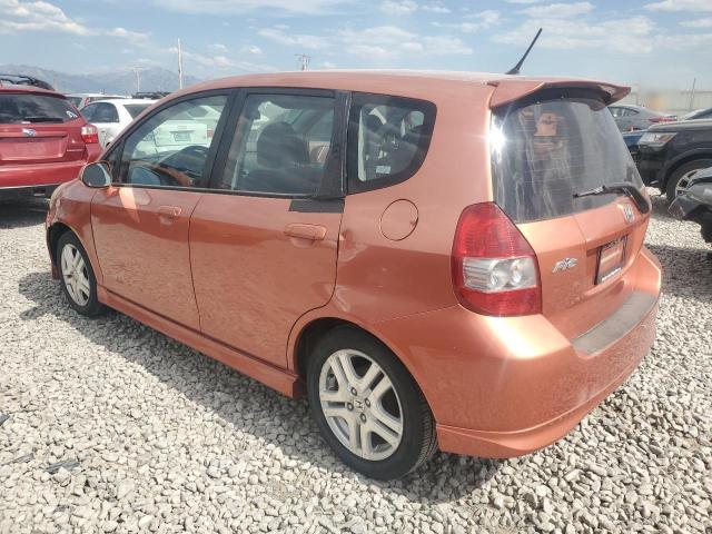 JHMGD38667S020893 - 2007 HONDA FIT S ნარინჯისფერი ფოტო 2