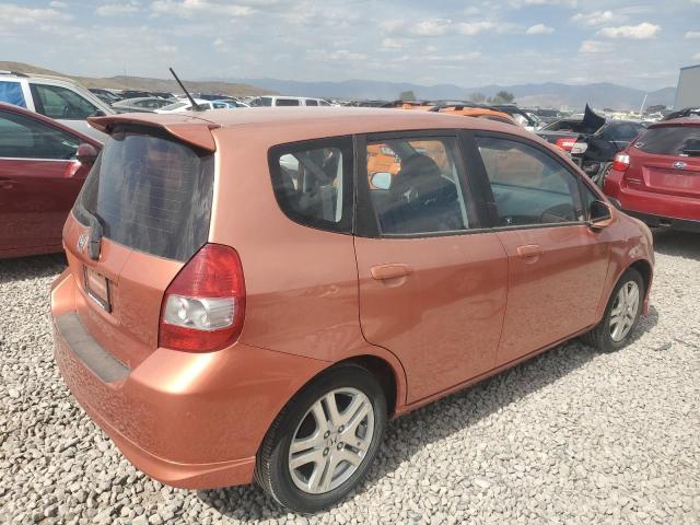 JHMGD38667S020893 - 2007 HONDA FIT S ნარინჯისფერი ფოტო 3