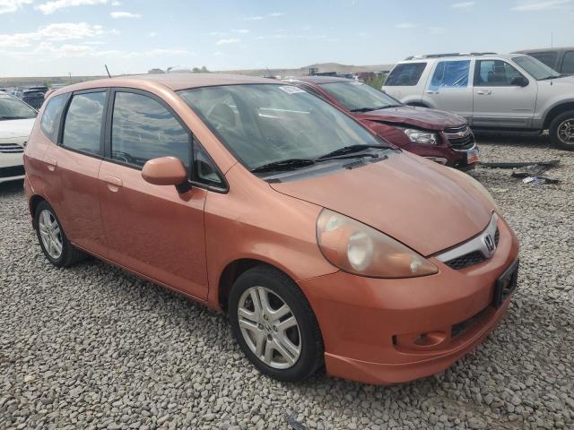 JHMGD38667S020893 - 2007 HONDA FIT S ნარინჯისფერი ფოტო 4