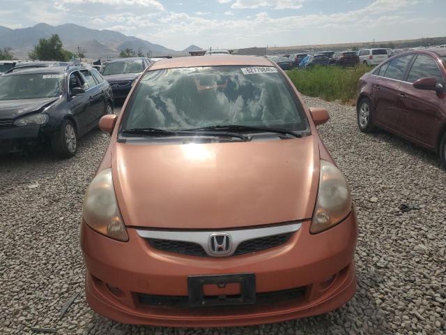 JHMGD38667S020893 - 2007 HONDA FIT S ნარინჯისფერი ფოტო 5