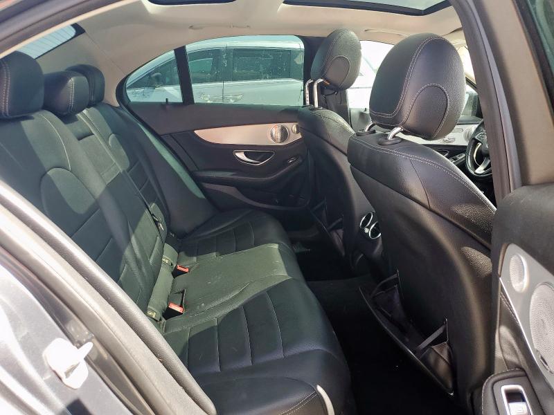 55SWF4KB2FU020967 - 2015 MERCEDES-BENZ C 300 4MATIC GRAY photo 10