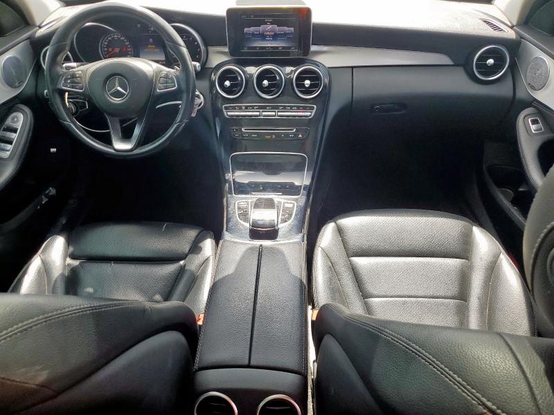 55SWF4KB2FU020967 - 2015 MERCEDES-BENZ C 300 4MATIC GRAY photo 8