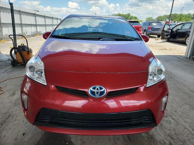 JTDKN3DU2F0454798 - 2015 TOYOTA PRIUS Қызыл фото 5