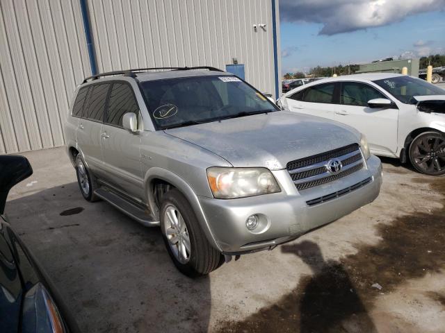 JTEDW21A660003136 - 2006 TOYOTA HIGHLANDER HYBRID SILVER photo 1