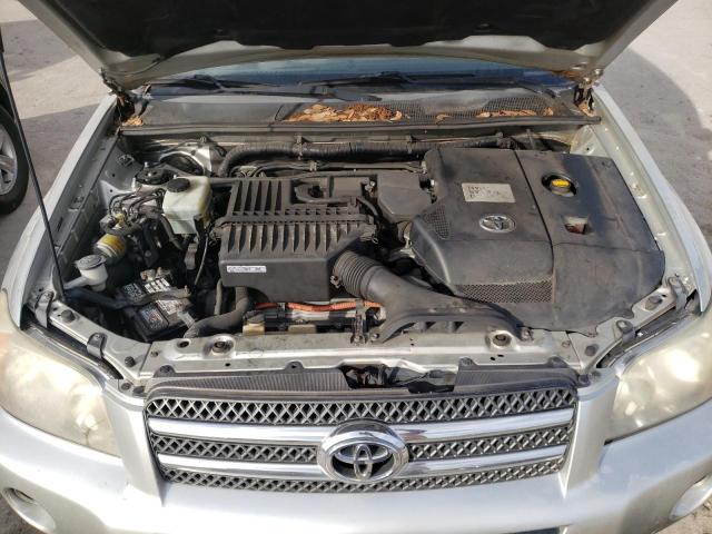 JTEDW21A660003136 - 2006 TOYOTA HIGHLANDER HYBRID SILVER photo 7