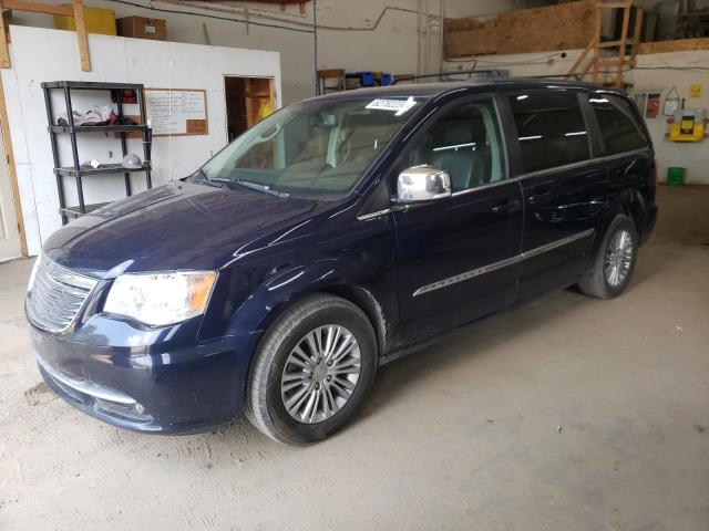 2C4RC1CG0FR574254 - 2015 CHRYSLER TOWN & COU TOURING L BLUE photo 1