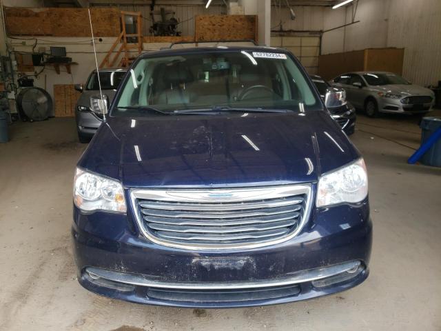 2C4RC1CG0FR574254 - 2015 CHRYSLER TOWN & COU TOURING L BLUE photo 5