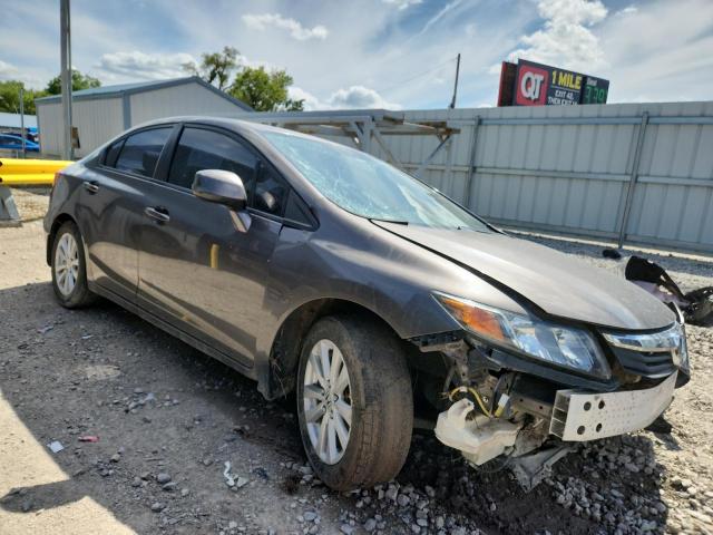 19XFB2F97CE047253 - 2012 HONDA CIVIC EXL 灰色 照片 4