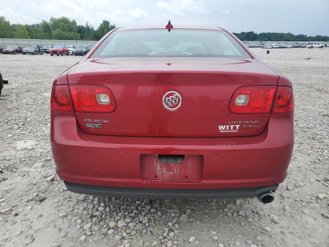 1G4HJ5EM1BU118347 - 2011 BUICK LUCERNE CXL RED photo 6