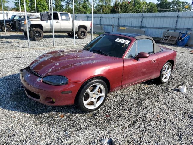 JM1NB353430301962 - 2003 MAZDA MX-5 MIATA BASE BURGUNDY photo 1