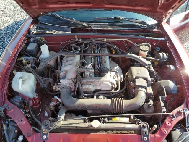 JM1NB353430301962 - 2003 MAZDA MX-5 MIATA BASE BURGUNDY photo 11