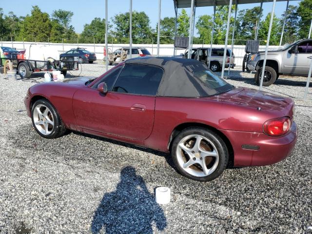 JM1NB353430301962 - 2003 MAZDA MX-5 MIATA BASE BURGUNDY photo 2