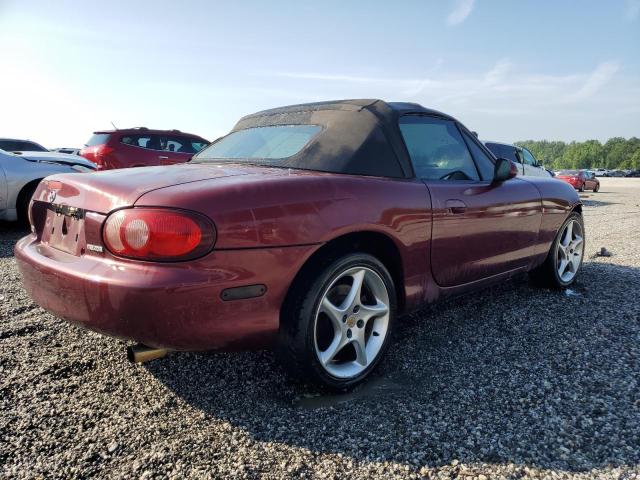 JM1NB353430301962 - 2003 MAZDA MX-5 MIATA BASE BURGUNDY photo 3