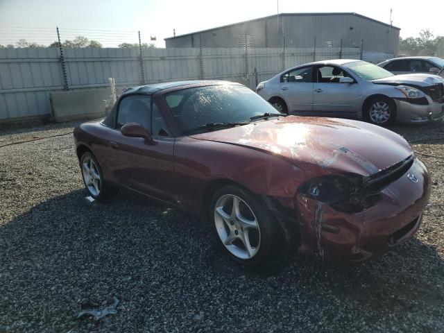 JM1NB353430301962 - 2003 MAZDA MX-5 MIATA BASE BURGUNDY photo 4