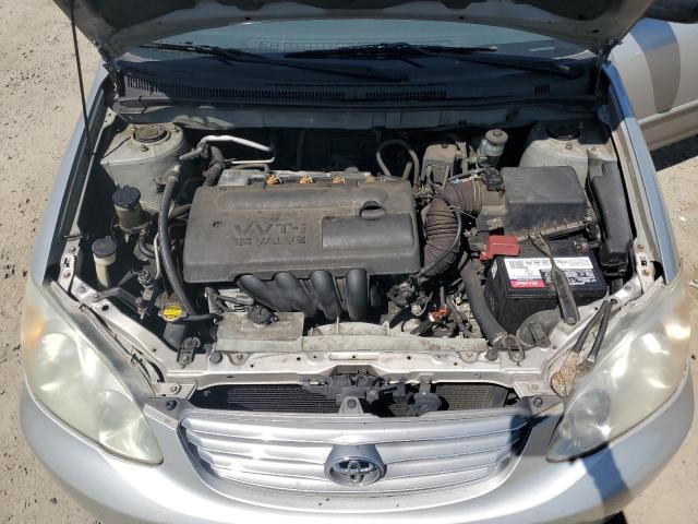 1NXBR32E93Z143708 - 2003 TOYOTA COROLLA CE SILVER photo 11