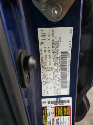 5TFJX4GN8FX038133 - 2015 TOYOTA TACOMA DOUBLE CAB PRERUNNER BLUE photo 12