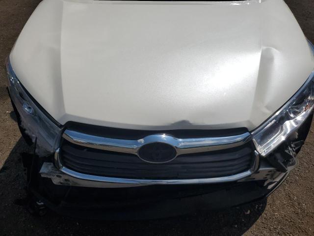 5TDJKRFH6GS321998 - 2016 TOYOTA HIGHLANDER XLE WHITE photo 12