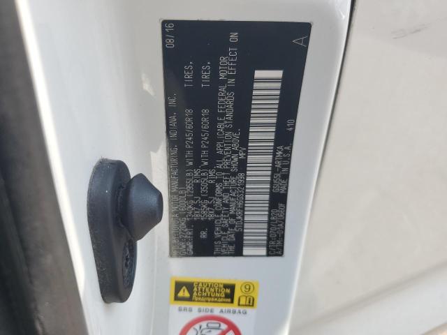 5TDJKRFH6GS321998 - 2016 TOYOTA HIGHLANDER XLE WHITE photo 14