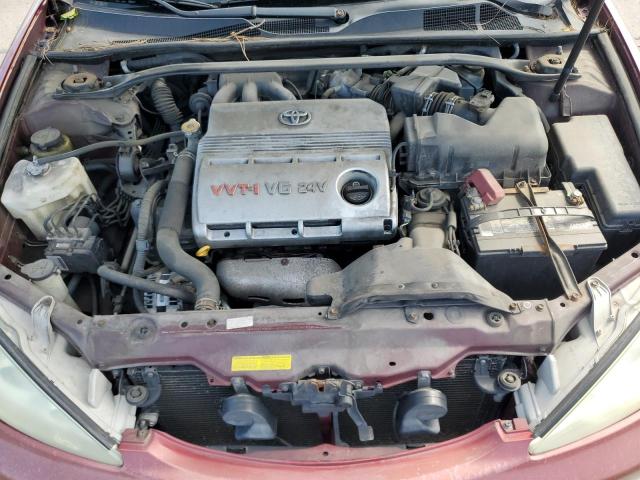 4T1BF30K85U110512 - 2005 TOYOTA CAMRY LE BURGUNDY photo 11