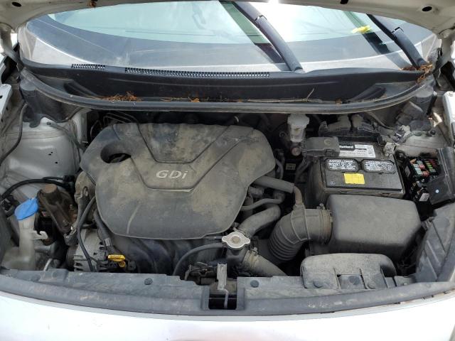 KNADM4A33D6305868 - 2013 KIA RIO LX SILVER photo 11