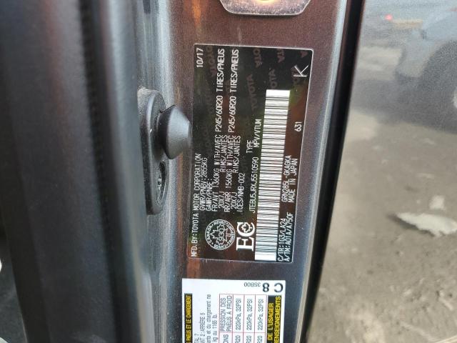 JTEBU5JRXJ5510590 - 2018 TOYOTA 4RUNNER SR5/SR5 PREMIUM GRAY photo 13