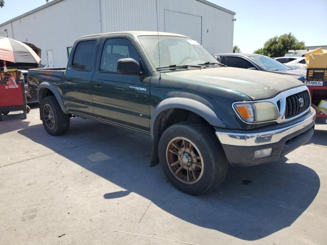 5TEGM92N12Z101826 - 2002 TOYOTA TACOMA DOUBLE CAB PRERUNNER GREEN photo 4