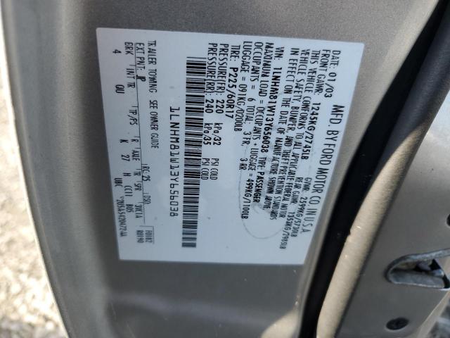 1LNHM81W13Y656038 - 2003 LINCOLN TOWN CAR EXECUTIVE SILVER photo 12