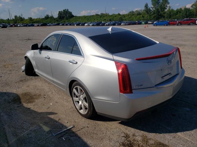 1G6AA5RA1D0123681 - 2013 CADILLAC ATS SILVER photo 3