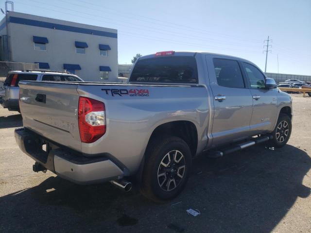 5TFHY5F17JX728366 - 2018 TOYOTA TUNDRA CREWMAX LIMITED SILVER photo 4