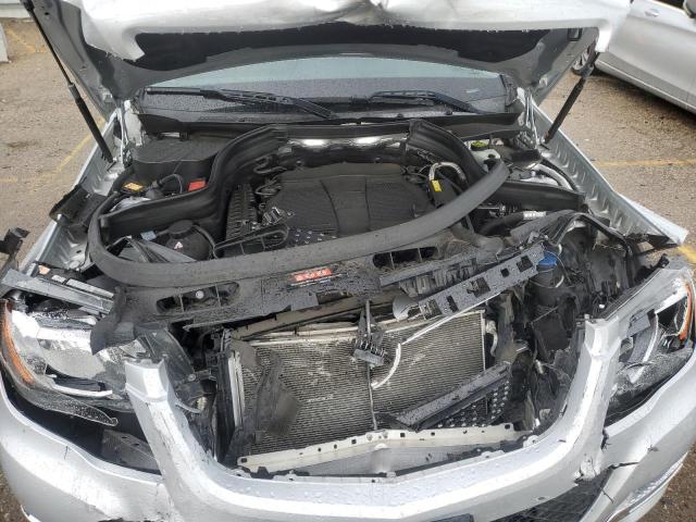 WDCGG8JB9FG436428 - 2015 MERCEDES-BENZ GLK 350 4MATIC SILVER photo 11