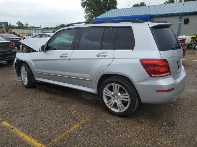 WDCGG8JB9FG436428 - 2015 MERCEDES-BENZ GLK 350 4MATIC SILVER photo 2