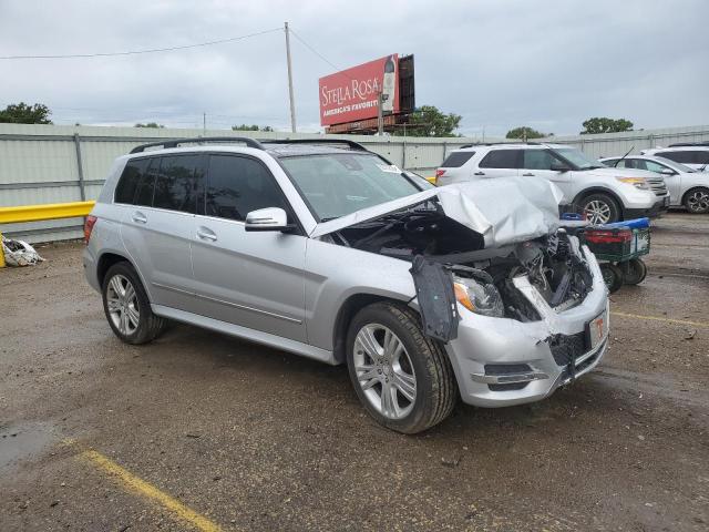 WDCGG8JB9FG436428 - 2015 MERCEDES-BENZ GLK 350 4MATIC SILVER photo 4
