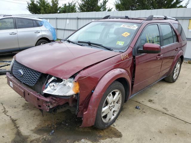 1FMDK06106GA34799 - 2006 FORD FREESTYLE LIMITED MAROON photo 2