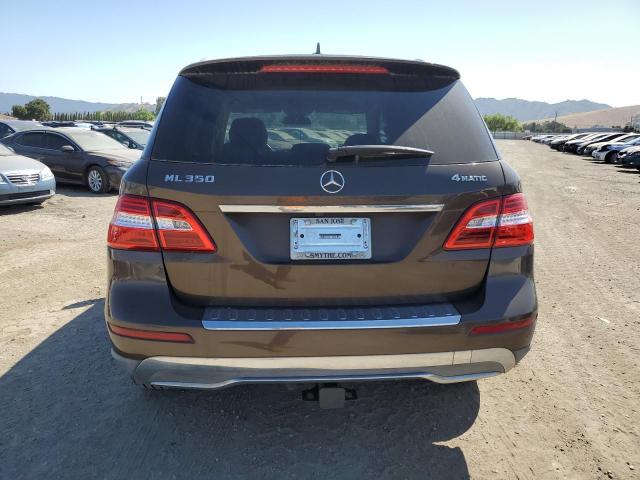 4JGDA5HB6DA207263 - 2013 MERCEDES-BENZ ML 350 4MATIC BROWN photo 6