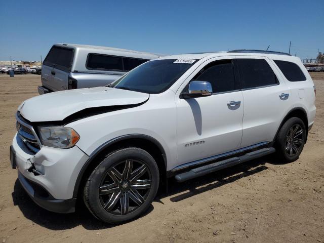 1C4RDJEG3DC608932 - 2013 DODGE DURANGO CITADEL WHITE photo 1