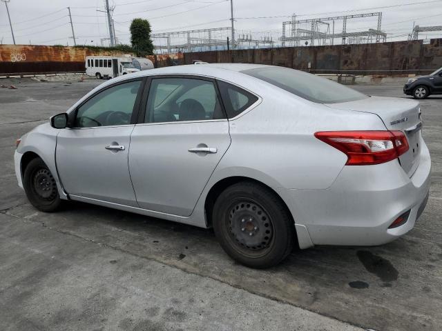 3N1AB7AP1KY272393 - 2019 NISSAN SENTRA S SILVER photo 2