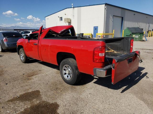 1GCNCPEA4BF175374 - 2011 CHEVROLET SILVERADO C1500 RED photo 2