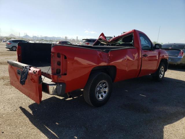 1GCNCPEA4BF175374 - 2011 CHEVROLET SILVERADO C1500 RED photo 3