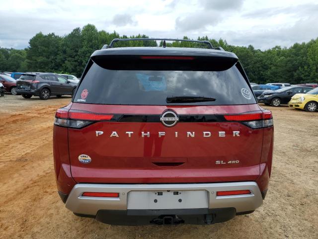 5N1DR3CD5NC207539 - 2022 NISSAN PATHFINDER SL MAROON photo 6