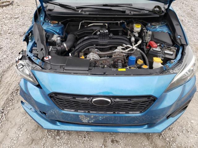 4S3GKAK65H3607294 - 2017 SUBARU IMPREZA SPORT BLUE photo 11